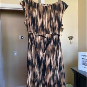 Tank style dress with belt